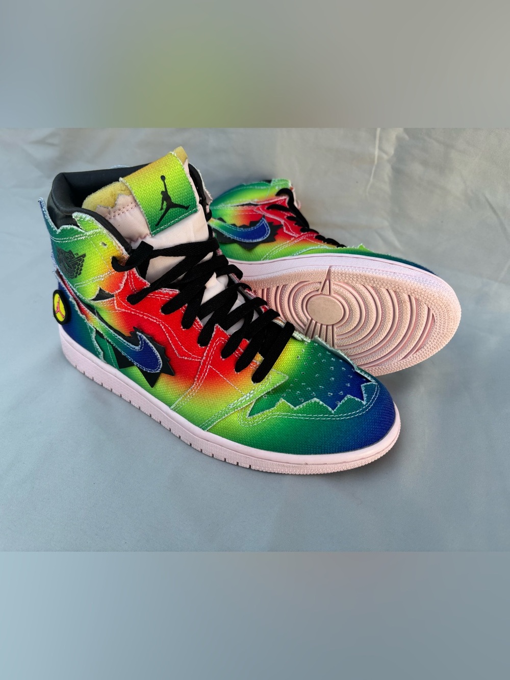 J. Balvin x Air Jordan 1 Retro OG High Colores Y Vibras DC3481-900 Size 9